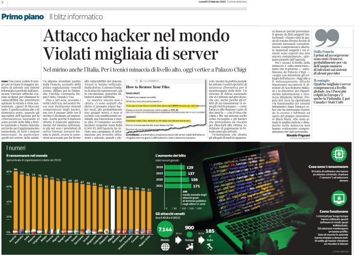 Massiccio attacco Hacker a livello globale